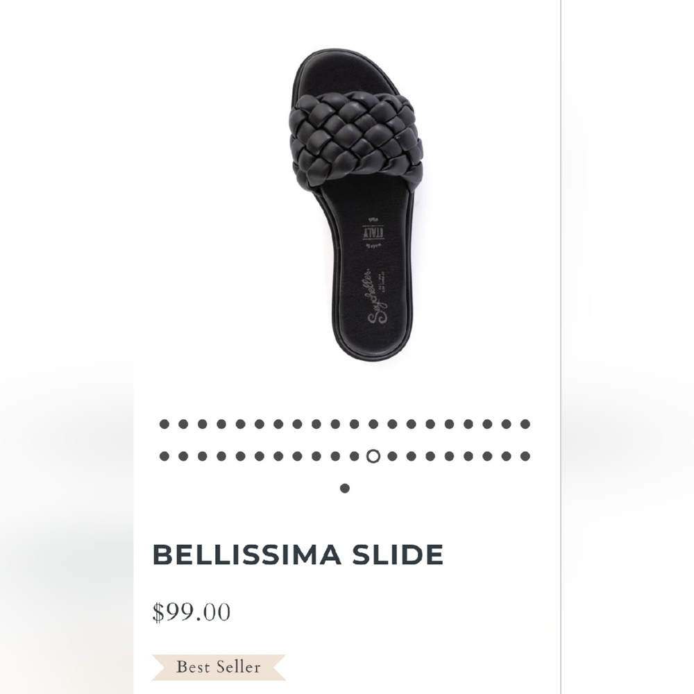 Seychelles Black Bellissima Slides